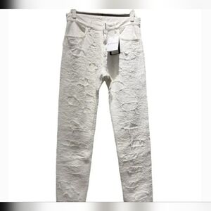 Givenchy White Textured Men Trousers NWT